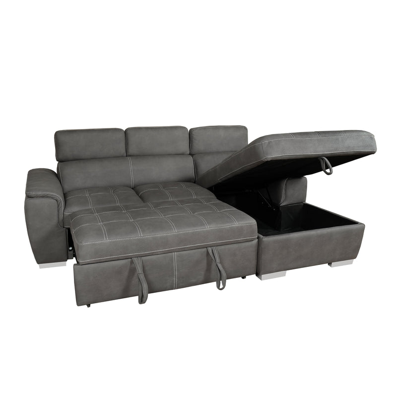 Primo International Lucca Fabric Sleeper Sectional LUCC-LHLN2814/LUCC-RHCN2814 IMAGE 3