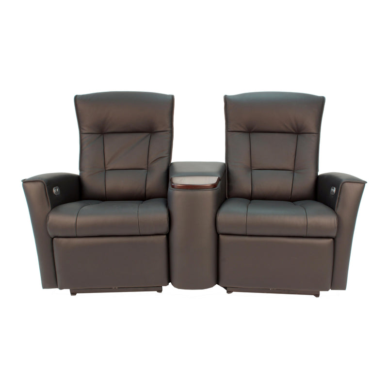 Fjords of Norway Ulstein Leather 2-Seat Home Theatre Seating Ulstein Home Theatre Seating IMAGE 1