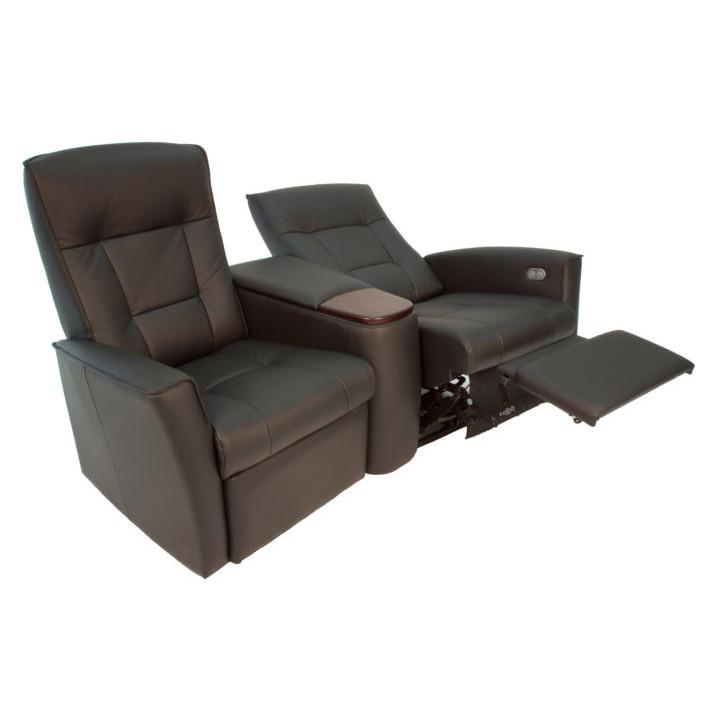 Fjords of Norway Ulstein Leather 2-Seat Home Theatre Seating Ulstein Home Theatre Seating IMAGE 2