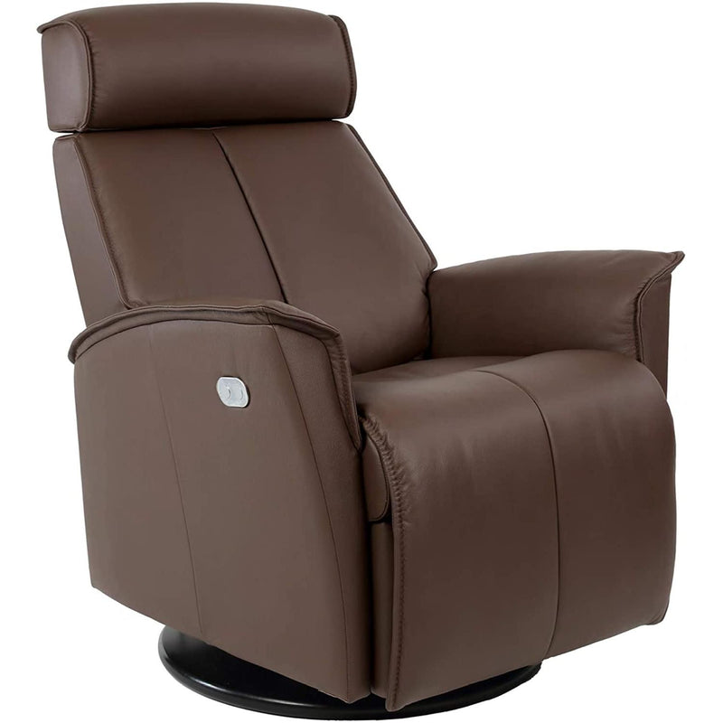Fjords of Norway Venice Power Swivel Glider Leather Recliner 558116p-SL241 IMAGE 2