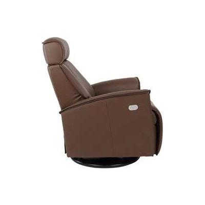 Fjords of Norway Venice Power Swivel Glider Leather Recliner 558116p-SL241 IMAGE 3