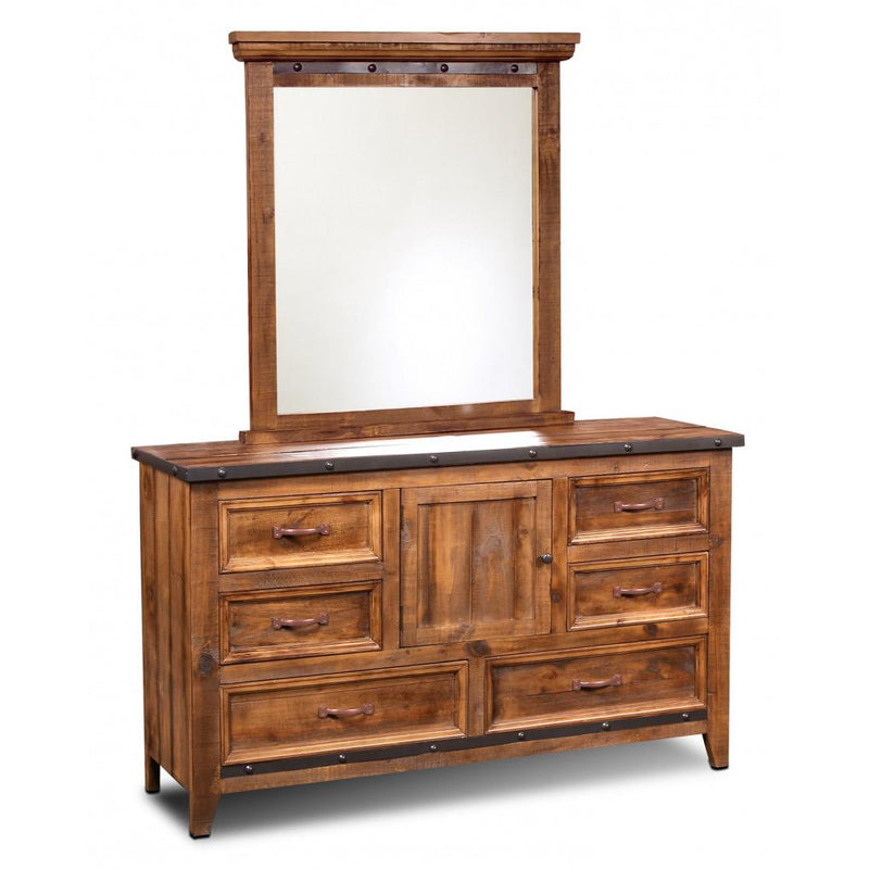 Horizon Home Furniture Urban Rustic Dresser Mirror H4365-320 IMAGE 3