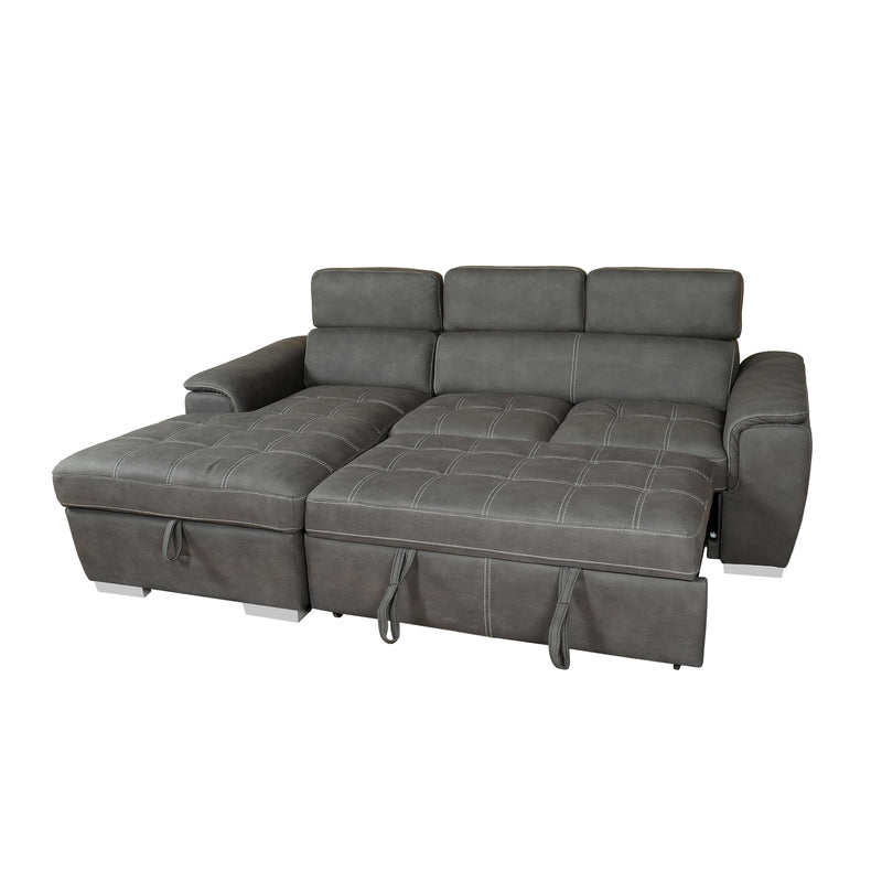 Primo International Lucca Fabric Sleeper Sectional LUCC-LHCN2814/LUCC-RHLN2814 IMAGE 2