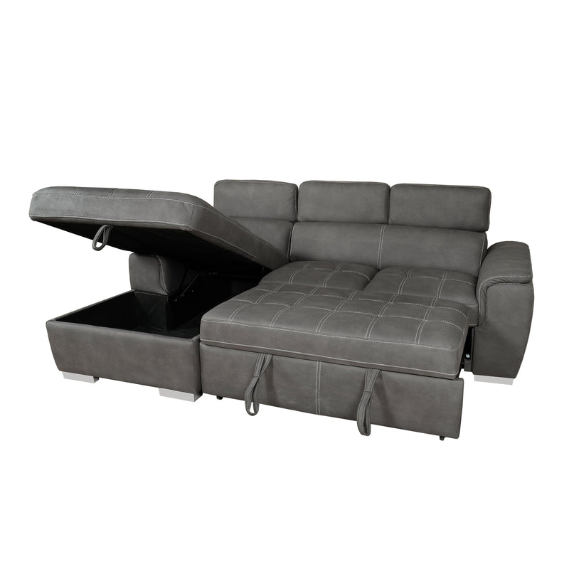 Primo International Lucca Fabric Sleeper Sectional LUCC-LHCN2814/LUCC-RHLN2814 IMAGE 3