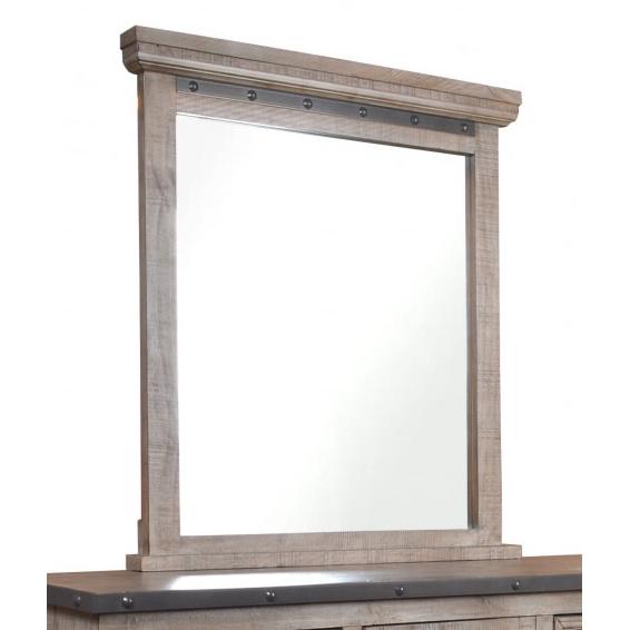 Horizon Home Furniture Urban Rustic Dresser Mirror H4365-320-GRY IMAGE 1