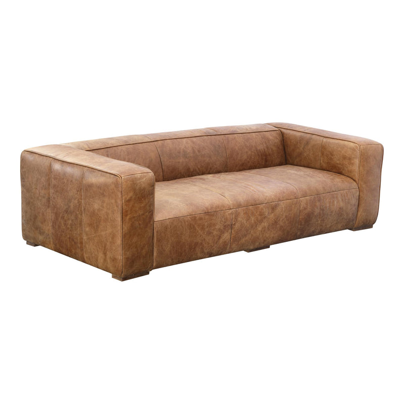 Moe's Home Collection Bolton Stationary Leather Sofa PK-1008-14 IMAGE 2