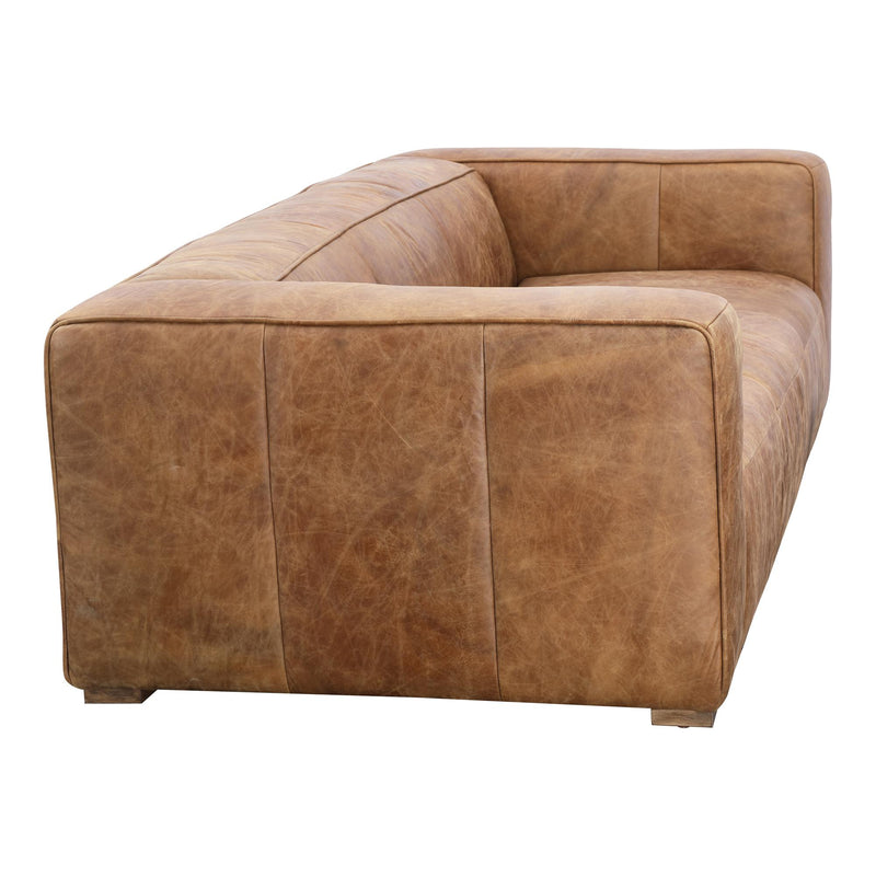 Moe's Home Collection Bolton Stationary Leather Sofa PK-1008-14 IMAGE 3