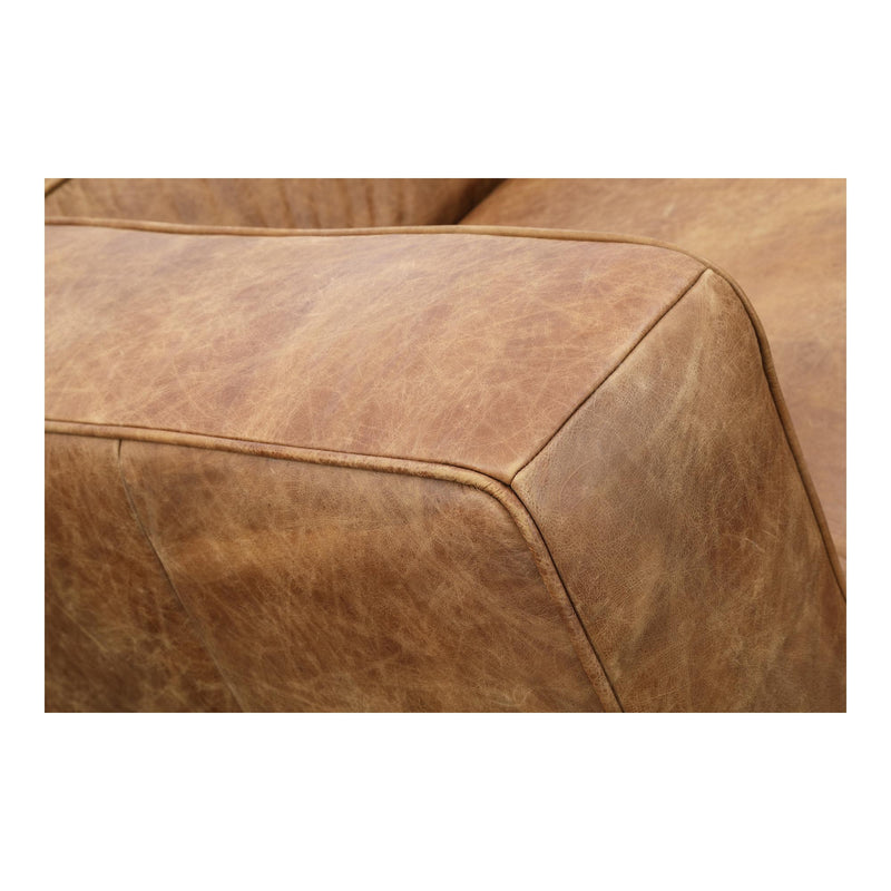 Moe's Home Collection Bolton Stationary Leather Sofa PK-1008-14 IMAGE 5