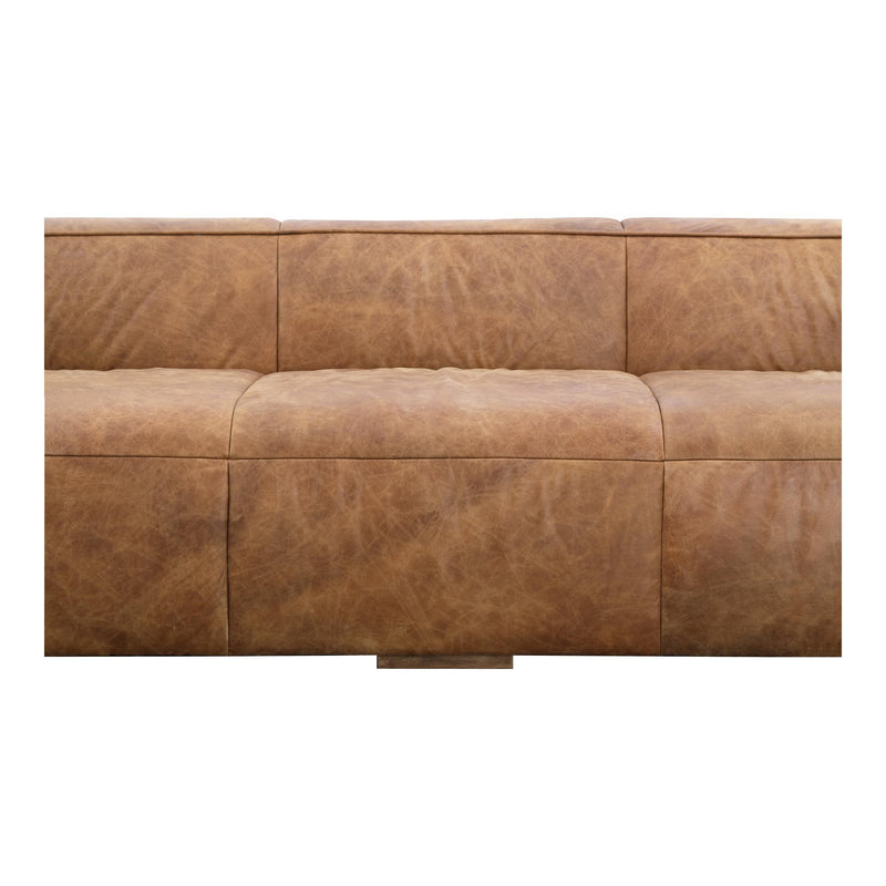 Moe's Home Collection Bolton Stationary Leather Sofa PK-1008-14 IMAGE 6