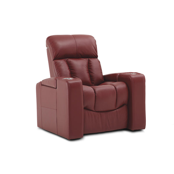 Palliser Paragon Leather 1-Seat Home Theatre Seating 41417-1E-BRONCO-CERISE IMAGE 1