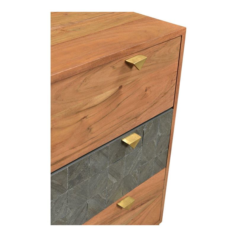 Moe's Home Collection Alessio 3-Drawer Chest BZ-1088-03 IMAGE 3