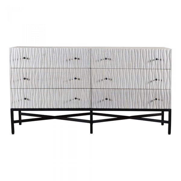 Moe's Home Collection Faceout 6-Drawer Dresser VE-1080-18 IMAGE 1