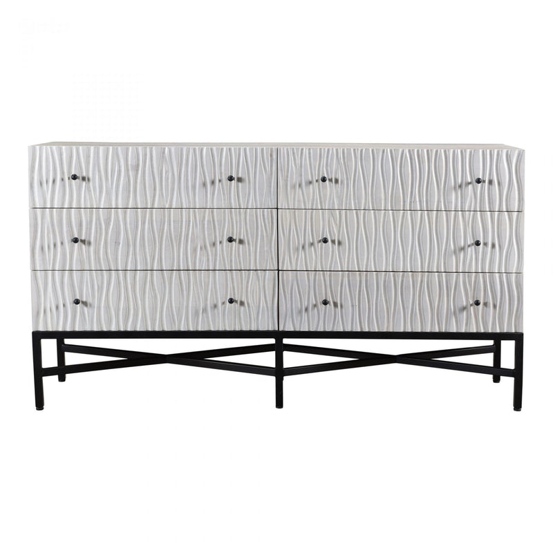 Moe's Home Collection Faceout 6-Drawer Dresser VE-1080-18 IMAGE 1