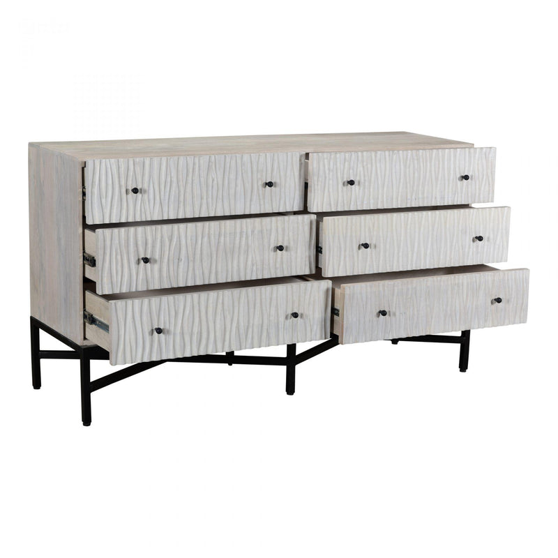 Moe's Home Collection Faceout 6-Drawer Dresser VE-1080-18 IMAGE 4
