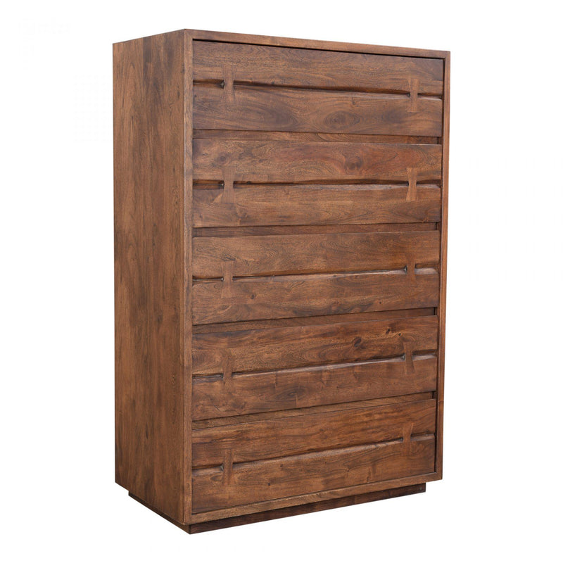 Moe's Home Collection Madagascar 5-Drawer Chest VE-1045-03 IMAGE 1