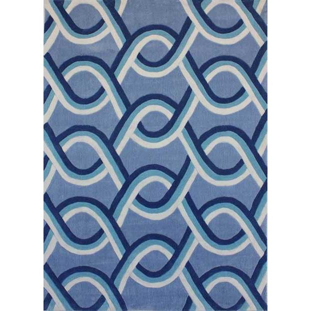 Persian Weavers Rugs Rectangle Concepts C832 5'x8' Rug - Blue Mix IMAGE 1