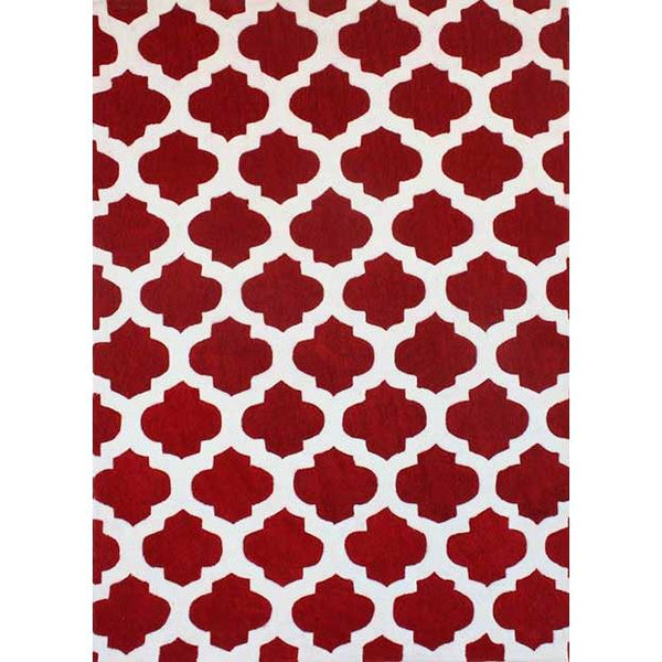 Persian Weavers Rugs Rectangle Concepts C835 5'x8' Rug - Cherry IMAGE 1