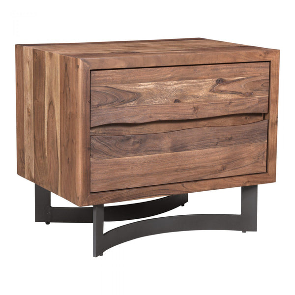 Moe's Home Collection Bent 2-Drawer Nightstand VE-1096-03 IMAGE 1