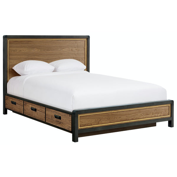Whittier Wood Bryce Queen Panel Bed with Storage 2582RLN IMAGE 1