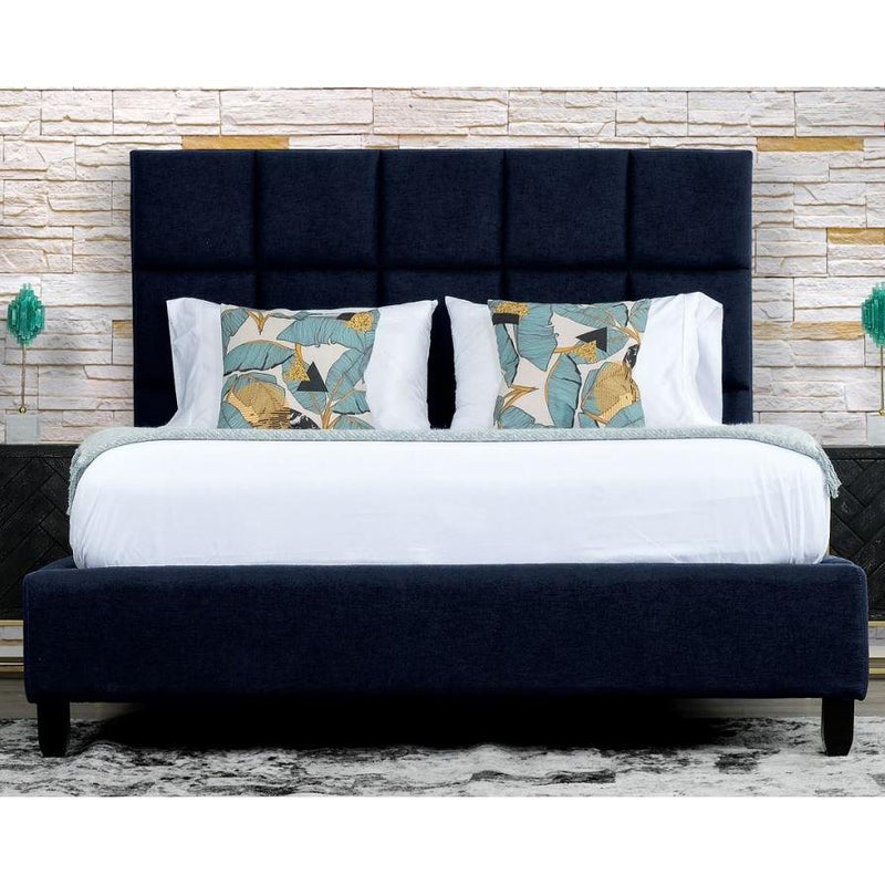 Primo International London Queen Upholstered Panel Bed B4001LNBL3HB5Q/B4001LNBL3FS5Q IMAGE 2