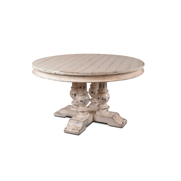 Horizon Home Furniture Round York Dining Table with Pedestal Base H8092-059-B/H8092-059-T IMAGE 1