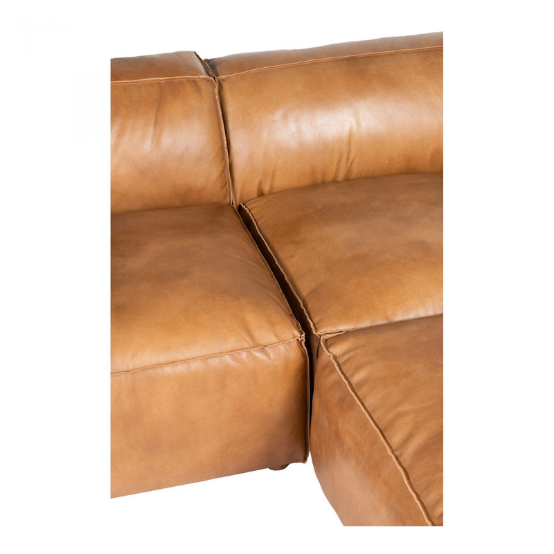 Moe's Home Collection Luxe Lounge Leather 4 pc Sectional QN-1021-40/QN-1019-40/QN-1021-40/QN-1020-40 IMAGE 8