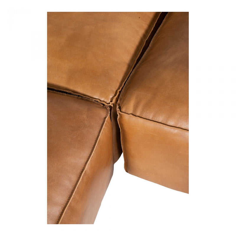 Moe's Home Collection Luxe Nook Leather 3 pc Sectional QN-1021-40/QN-1021-40/QN-1020-40 IMAGE 5