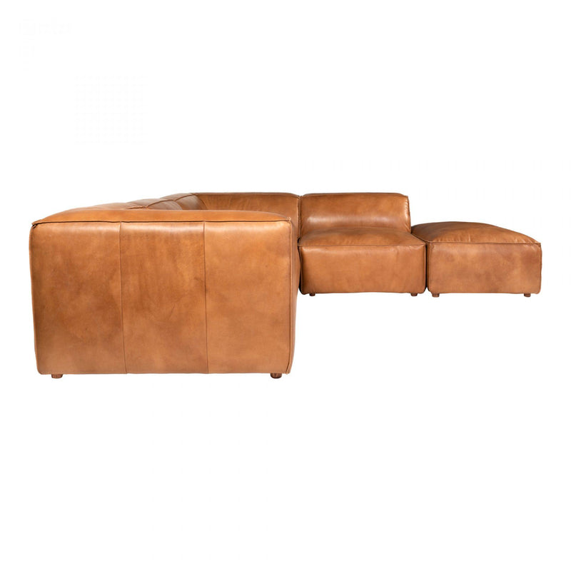 Moe's Home Collection Luxe Dream Leather 5 pc Sectional QN-1021-40/QN-1019-40/QN-1021-40/QN-1019-40/QN-1020-40 IMAGE 3