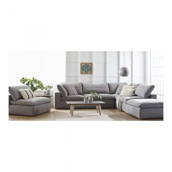 Moe's Home Collection Clay Fabric 5 pc Sectional YJ-1000-29/YJ-1001-29/YJ-1000-29/YJ-1001-29/YJ-1002-29 IMAGE 1