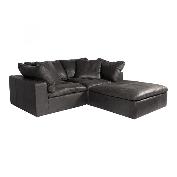 Moe's Home Collection Clay Lounge Leather 3 pc Sectional YJ-1009-02 IMAGE 1
