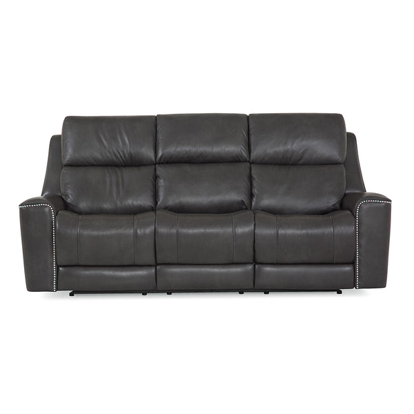 Palliser Hastings Power Reclining Leather Match Sofa 41068-L6-BRONCO-CARBON-MATCH IMAGE 1
