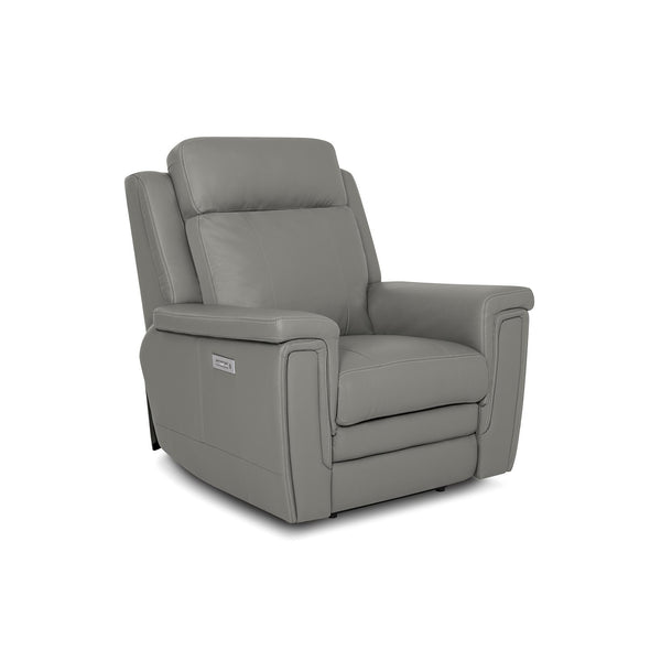 Palliser Asher Power Leather Match Recliner with Wall Recline 41065-31-BALI-MARBLE-MATCH IMAGE 1