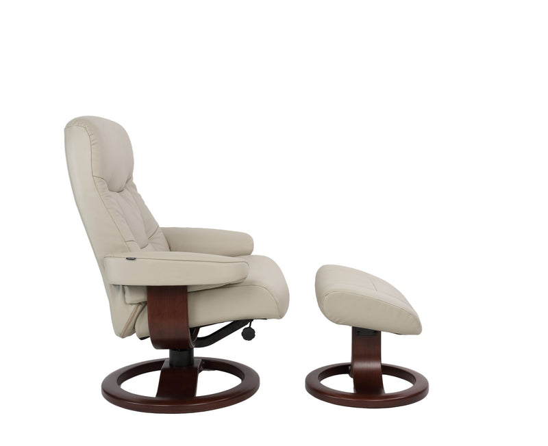 Fjords Muldal Classic Comfort Chair with Foot Stool NL Leather (Customize your own)