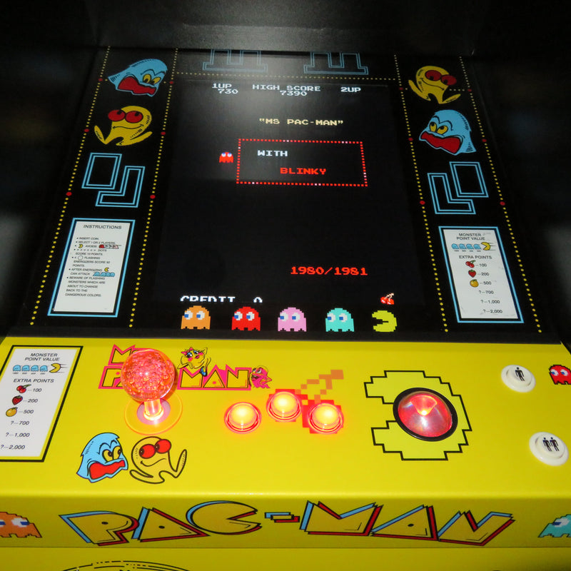 Upright Arcade 60 Games Pacman Wrap 20" Screen