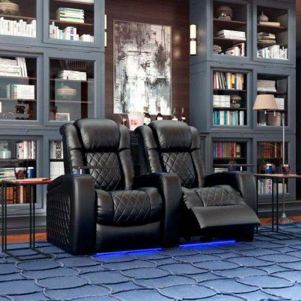 The Finley Home Theater Chair With Italian Leather
