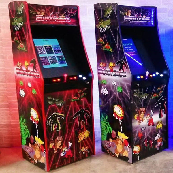 1 Player Upright Multicade Full Wrap Monitor LED Buttons And Joysticks