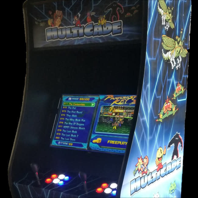 2 Player Upright Arcade with 24" Monitor 3000 Game Package
