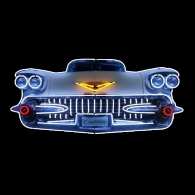 Cadillac Front End Neon Grill Sign
